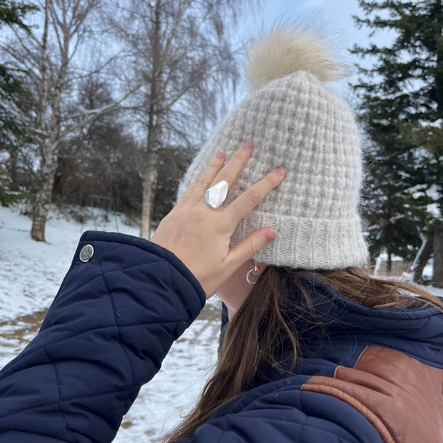 Anell Pedra Platejat